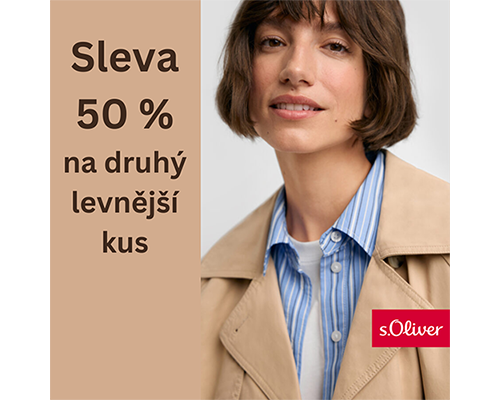 EXTRA sleva 50 % na druhý levnější kus