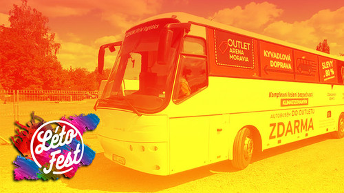 Festival bus Outlet Arena Moravia is waiting for you