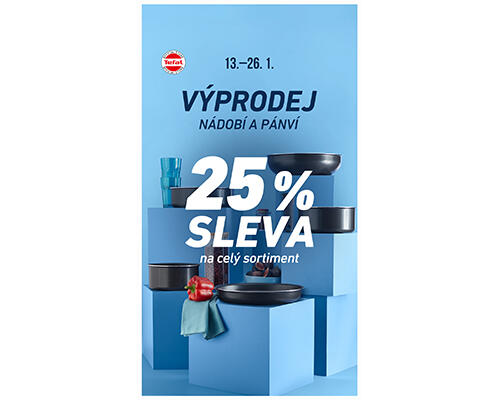 EXTRA sleva 25 % na celý sortiment