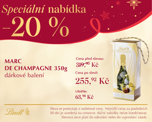 LINDT RETAIL CHAMPAGNE 500x400 CZ OUTLET pr